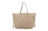0894. Louis Vuitton Neverfull MM Beige Empriente Tote, Gold2