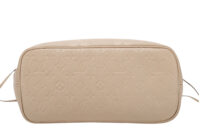 0894. Louis Vuitton Neverfull MM Beige Empriente Tote, Gold6