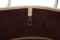 0894. Louis Vuitton Neverfull MM Beige Empriente Tote, Gold7