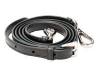 0900. Prada Faux-Fur Cream:Black Leather tote bag, Silver hardware12