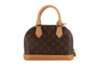 0817. Louis Vuitton Alma BB Brown Monogram bag , Gold Hardware4