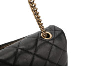 0895. Chanel Vinage Flap Bag Black, Gold Hardware10
