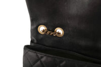 0895. Chanel Vinage Flap Bag Black, Gold Hardware14