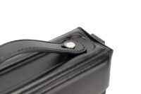 0903. Fendi Nappa Baguette Soft Trunk Black Leather, Silver Hardware10