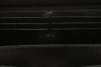 0903. Fendi Nappa Baguette Soft Trunk Black Leather, Silver Hardware12