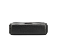 0903. Fendi Nappa Baguette Soft Trunk Black Leather, Silver Hardware7