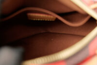 0904. Louis Vuitton Damier Pop Chess Messenger Red Coated Canvas, Gold Hardware13