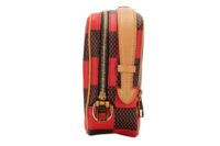 0904. Louis Vuitton Damier Pop Chess Messenger Red Coated Canvas, Gold Hardware2