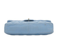 0910. Chanel Classic Flap Jumbo Sky Blue Lambskin Bag, Gold Hardware4