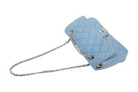 0910. Chanel Classic Flap Jumbo Sky Blue Lambskin Bag, Gold Hardware9