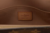 0911. Louis Vuitton Cluny Mini Brown Top Handle Monogram Bag, Gold Hardware14