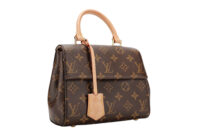 0911. Louis Vuitton Cluny Mini Brown Top Handle Monogram Bag, Gold Hardware2