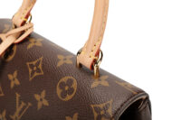 0911. Louis Vuitton Cluny Mini Brown Top Handle Monogram Bag, Gold Hardware7