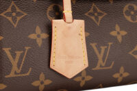 0911. Louis Vuitton Cluny Mini Brown Top Handle Monogram Bag, Gold Hardware8