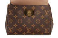0911. Louis Vuitton Cluny Mini Brown Top Handle Monogram Bag, Gold Hardware9