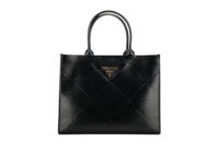 0913. Prada Symbole Black Tote, Gold Hardware1