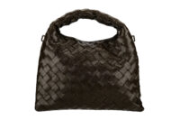 0914. Bottega Veneta Mini Hop Green Leather crossbody2