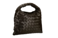 0914. Bottega Veneta Mini Hop Green Leather crossbody3