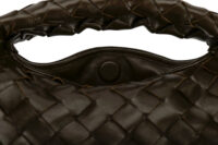 0914. Bottega Veneta Mini Hop Green Leather crossbody7