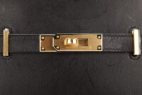 0918. Hermes Jypsiere Mini Bag, Noir Leather Bag, Gold Hardware9