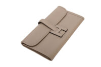 0920. Hermes Jige Elan 29 Beige Evercolour leather clutch5