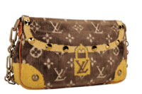 0921. Louis Vuitton Troupe L’oreil Brown Velvet, Gold Hardware2