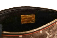 0921. Louis Vuitton Troupe L’oreil Brown Velvet, Gold Hardware9