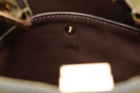 0923. Fendi Peekaboo X-Lite Large Suede Green, Gold Hardware10