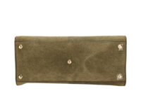 0923. Fendi Peekaboo X-Lite Large Suede Green, Gold Hardware5