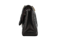 0924. Chanel Classic Jumbo Double Flap Black Lambskin Leather, Gold Hardware6