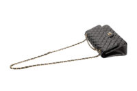 0924. Chanel Classic Jumbo Double Flap Black Lambskin Leather, Gold Hardware9