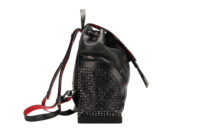 0925. Christian Louboutin Explorafunk Black Leather, Ruthenium Hardware3