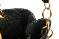 0928. Christian Dior Soft Shopping Tote, Gold Hardware8