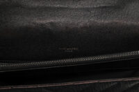 0932. Saint Laurent College Medium Black Monogram Satchel12