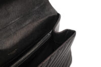 0932. Saint Laurent College Medium Black Monogram Satchel13