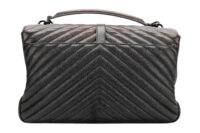 0932. Saint Laurent College Medium Black Monogram Satchel3