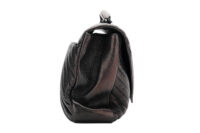 0932. Saint Laurent College Medium Black Monogram Satchel5