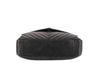 0932. Saint Laurent College Medium Black Monogram Satchel6