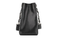 0938. Chanel Grand Shopping Tote (GST) Black Caviar Leather, Silver Hardware6