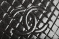 0938. Chanel Grand Shopping Tote (GST) Black Caviar Leather, Silver Hardware9