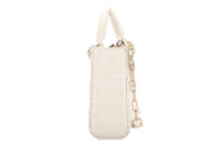 0943. Christian Dior Lady D-Joy Ivory Lambskin, Gold Hardware2
