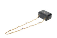 0944. Chanel Black Mini Vanity Case, Gold Hardware7
