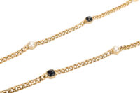 0944. Chanel Black Mini Vanity Case, Gold Hardware9