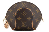 0947. Louis Vuitton Mini Ellipse Wristlet, Brown Monogram Canvas, Gold Hardware1