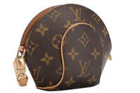 0947. Louis Vuitton Mini Ellipse Wristlet, Brown Monogram Canvas, Gold Hardware2