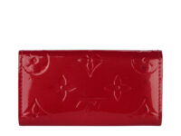 0439. Louis Vuitton Monogram Vernis 4 Key Holder Wallet2