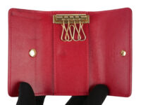 0439. Louis Vuitton Monogram Vernis 4 Key Holder Wallet9