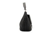 0440. Christian Dior Saddle Large Soft Black Leather Bag, Silver Hardware3