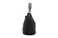 0440. Christian Dior Saddle Large Soft Black Leather Bag, Silver Hardware5
