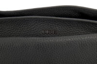 0440. Christian Dior Saddle Large Soft Black Leather Bag, Silver Hardware7